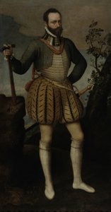 Porträt eines Mannes in Rüstung, ca. 1550