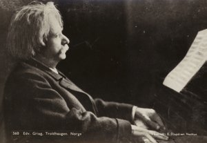 Edvard Grieg in Troldhaugen, Norwegen von Norwegian Photographer
