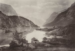 Blick auf den Loen-See, Nordfjord