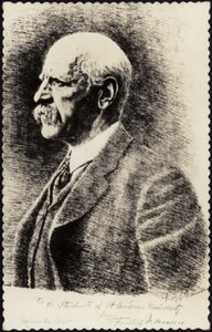 Fridtjof Nansen (1861-1930), norwegischer Entdecker, Diplomat und Humanist von Norwegian School