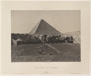 Ägypten. Pyramide von Cheops von Nöel Marie Paymal Lerebours