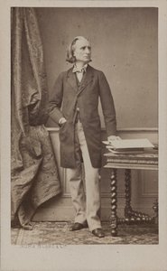 Porträt des Komponisten Franz Liszt 1811-1886, ca. 1870