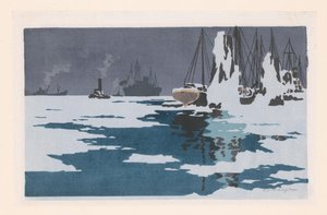 Ansicht von Bremerhaven von O. Droegl (signed by artist)