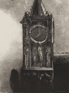 Eine Glocke läutete im Turm, aus Der Geschworene von Odilon Redon