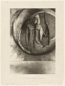 Und darüber hinaus, das Astralidol, die Apotheose, Platte 2 von 6 von Odilon Redon