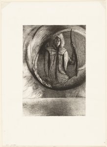 Und darüber hinaus, das Astralidol, die Apotheose, Platte 2 von 6 von Odilon Redon