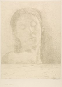 Geschlossene Augen von Odilon Redon