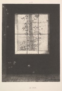 Tag Le Jour, aus der Serie, Träume Songes, Platte VI, 1891 von Odilon Redon
