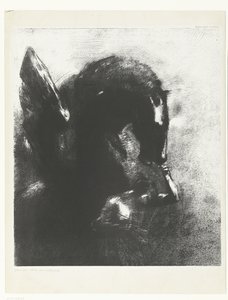 Der gefangene Pegasus (Pégase captif) von Odilon Redon