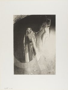Tod: Ich bin es, der dich ernst macht; Lass uns einander umarmen, Platte 20 von 24 von Odilon Redon