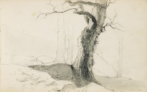 Zeichnung aus einem Album mit dem Titel "Das Baskenland", 1862-63 von Odilon Redon