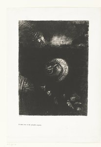 Und allerlei schreckliche Tiere erschienen von Odilon Redon