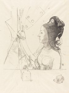 Profil einer Frau von Odilon Redon