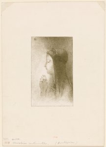 Frontispiz für Chevaleries sentimentales von Ferdinand Hérold von Odilon Redon