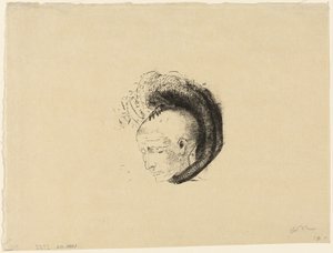 Frontispiz für Le mouvement idéaliste en peinture von André Mellerio von Odilon Redon