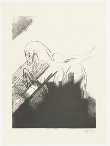 Geflügeltes Pferd von Odilon Redon