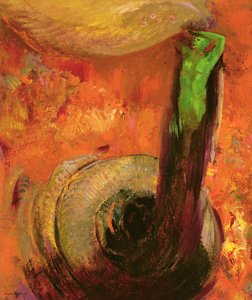 Grüner Tod, ca. 1905 von Odilon Redon