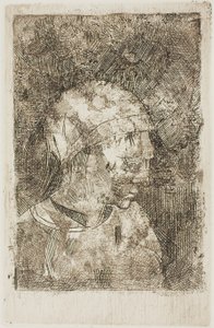 Kopf eines jungen Mädchens von Odilon Redon