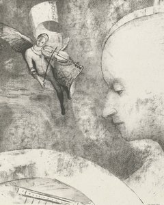 Himmlische Kunst, 1894 (Druck) von Odilon Redon