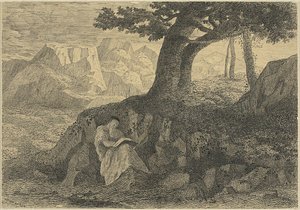 Einsiedler in der Landschaft