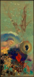 Hommage an Leonardo da Vinci von Odilon Redon