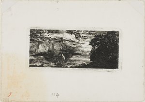Reiter unter einem stürmischen Himmel