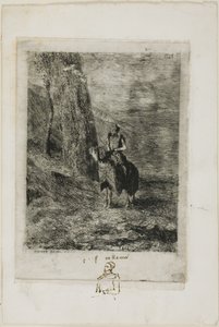 Reiter wartet von Odilon Redon
