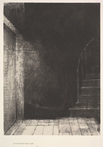 Ich sah einen Lichtblitz, groß und blass, 1896 von Odilon Redon