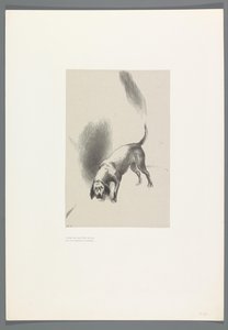 Er hielt seine Augen mit einem so seltsamen Ausdruck auf mich gerichtet (Das Spukhaus, Illustrationen zu einem Text von Bulwer-Lytton, ins Französische übersetzt von René Philipon) von Odilon Redon