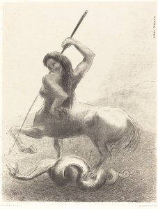 Es gab Kämpfe und vergebliche Siege von Odilon Redon