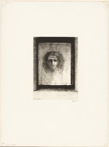 Es war ein Schleier, ein Abdruck, Platte 1 von 6 von Odilon Redon