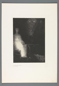 Ich sah die nebelhafte Kontur einer menschlichen Gestalt von Odilon Redon