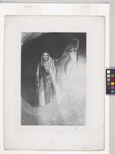 Der Tod: "Ich bin es, der dich ernst macht..." von Odilon Redon