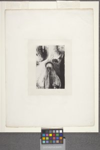Die Alte: "Was fürchtest du?" von Odilon Redon