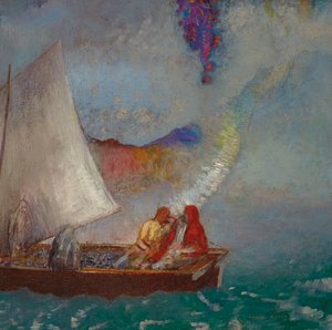 Das graue Segel, ca. 1900-05 von Odilon Redon