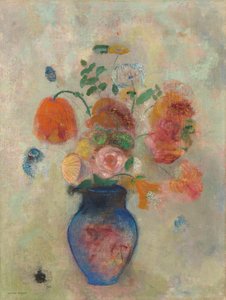 Große Vase mit Blumen, ca. 1912