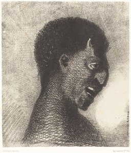 Der Satyr mit dem zynischen Lächeln von Odilon Redon