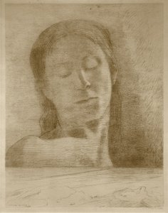 Die geschlossenen Augen von Odilon Redon