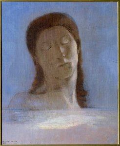 Les yeux clos von Odilon Redon