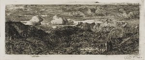 Berglandschaft von Odilon Redon