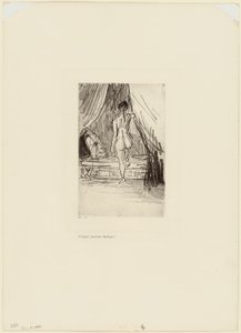 Vergnügen, elastisches Phantom!, Platte 5 von 9 von Odilon Redon