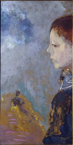 Porträt von Ari Redon am Meerespass - 1897