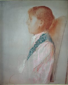 Porträt von Madame Odilon Redon von Odilon Redon