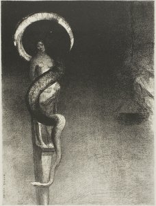 Schlangen-Heiligenschein von Odilon Redon