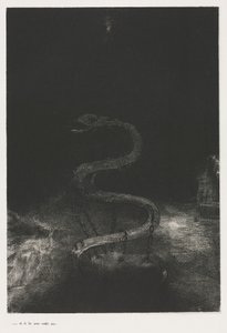 Die Apokalypse des Heiligen Johannes: Und band ihn tausend Jahre, 1899 von Odilon Redon