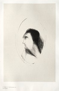Das Spukhaus: Die Breite und Flachheit des Stirnbeins von Odilon Redon