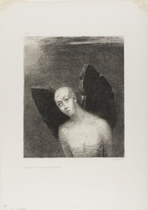 Der verlorene Engel öffnete dann schwarze Flügel, aus Nacht