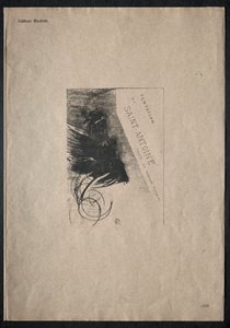 Die Versuchung des heiligen Antonius Erste Serie: Umschlag, 1888