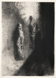 Die Versuchung des heiligen Antonius Erste Serie: Er hebt die bronzene Urne, 1888