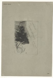 Titelblatt der Serie mit der Versuchung des heiligen Antonius von Odilon Redon